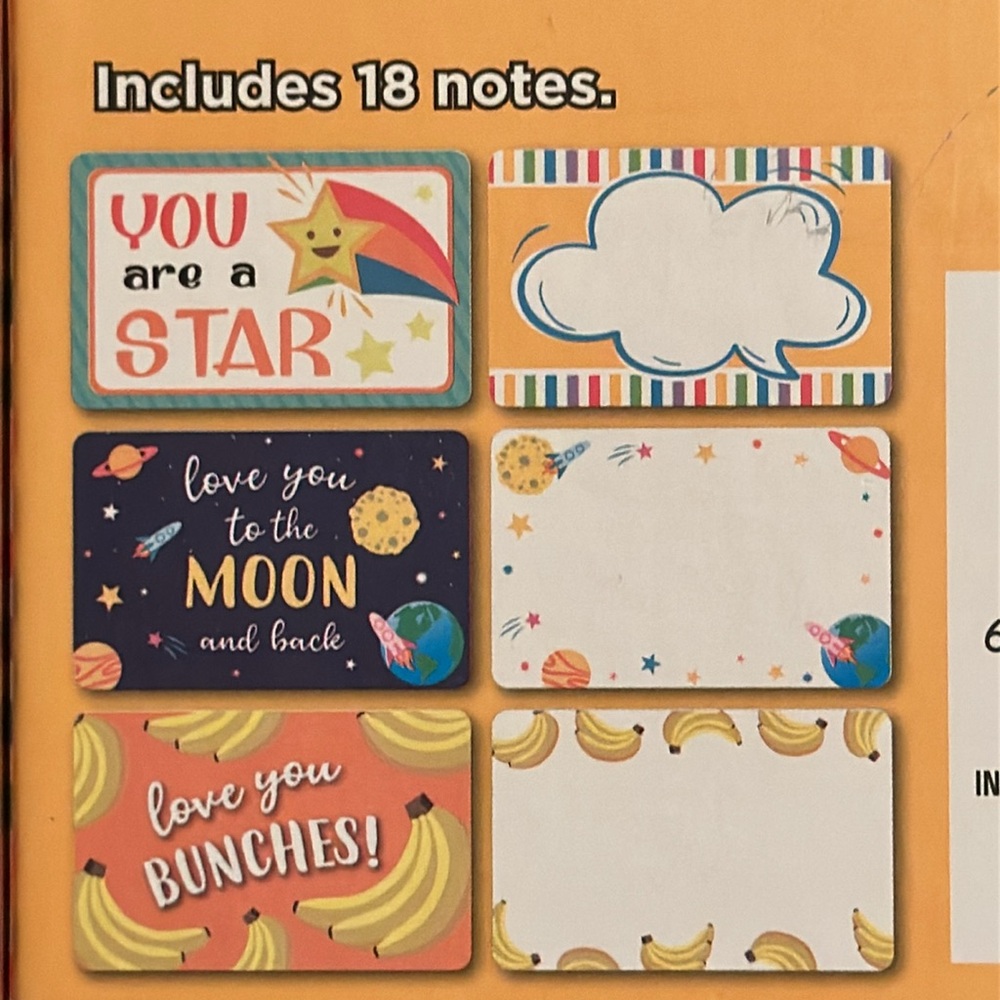 New Lunch Box Note Cards - 18 ct - Picture 6 of 10
